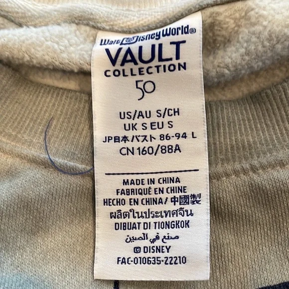Walt Disney World Disney Parks 50th Vault “Opens Oct. 71” Sweatshirt - Picture 6 of 7
